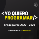 #YoQuieroProgramar | Cronograma 2022 - 2023