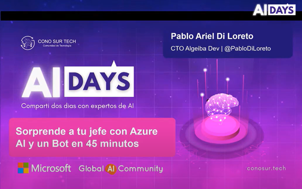 AI Days 2021 - Pablo Di Loreto